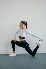 Leggings FITRUN Leggings NICE Push-Up "Total Black"