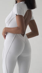 Jumpsuit FITRUN BodySuit Short Versa "White VE"