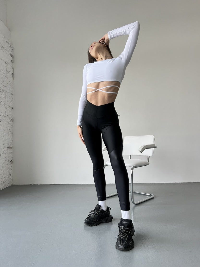 Leggings FITRUN Leggings PaceSetter "Black Blaze"