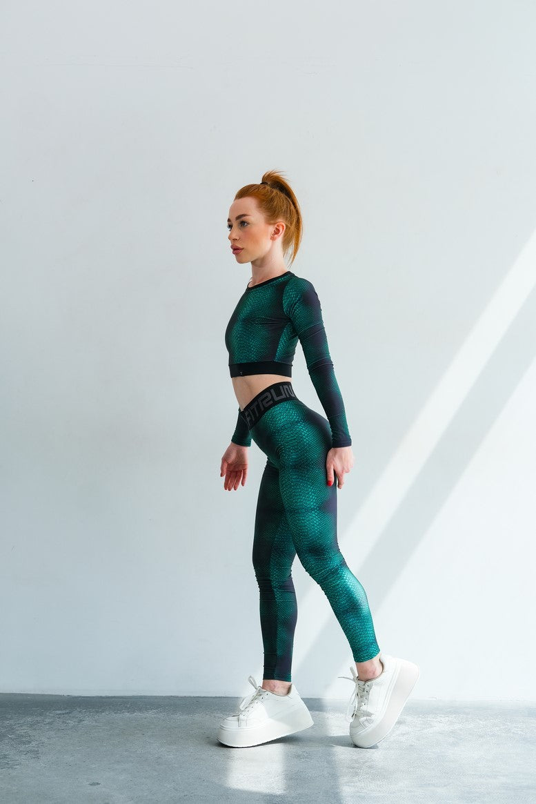 Leggings FITRUN Leggings Brend Belt "Alligator"