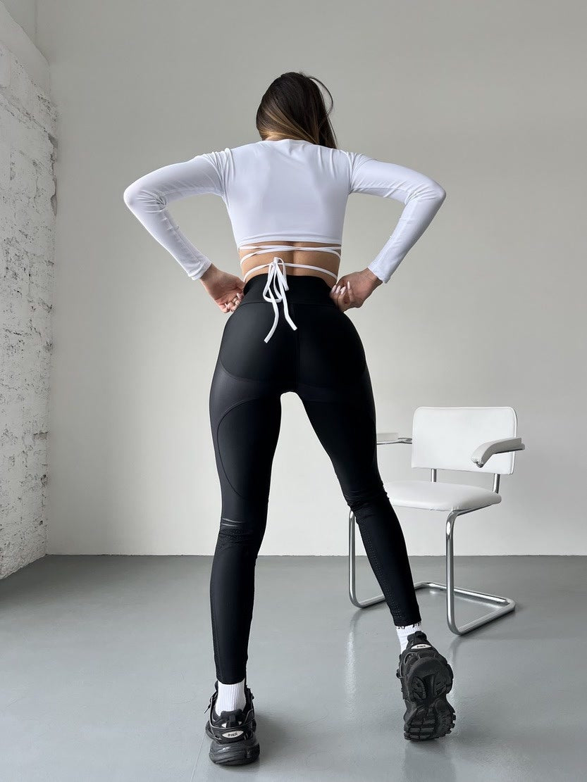 Leggings FITRUN Leggings PaceSetter "Black Blaze"