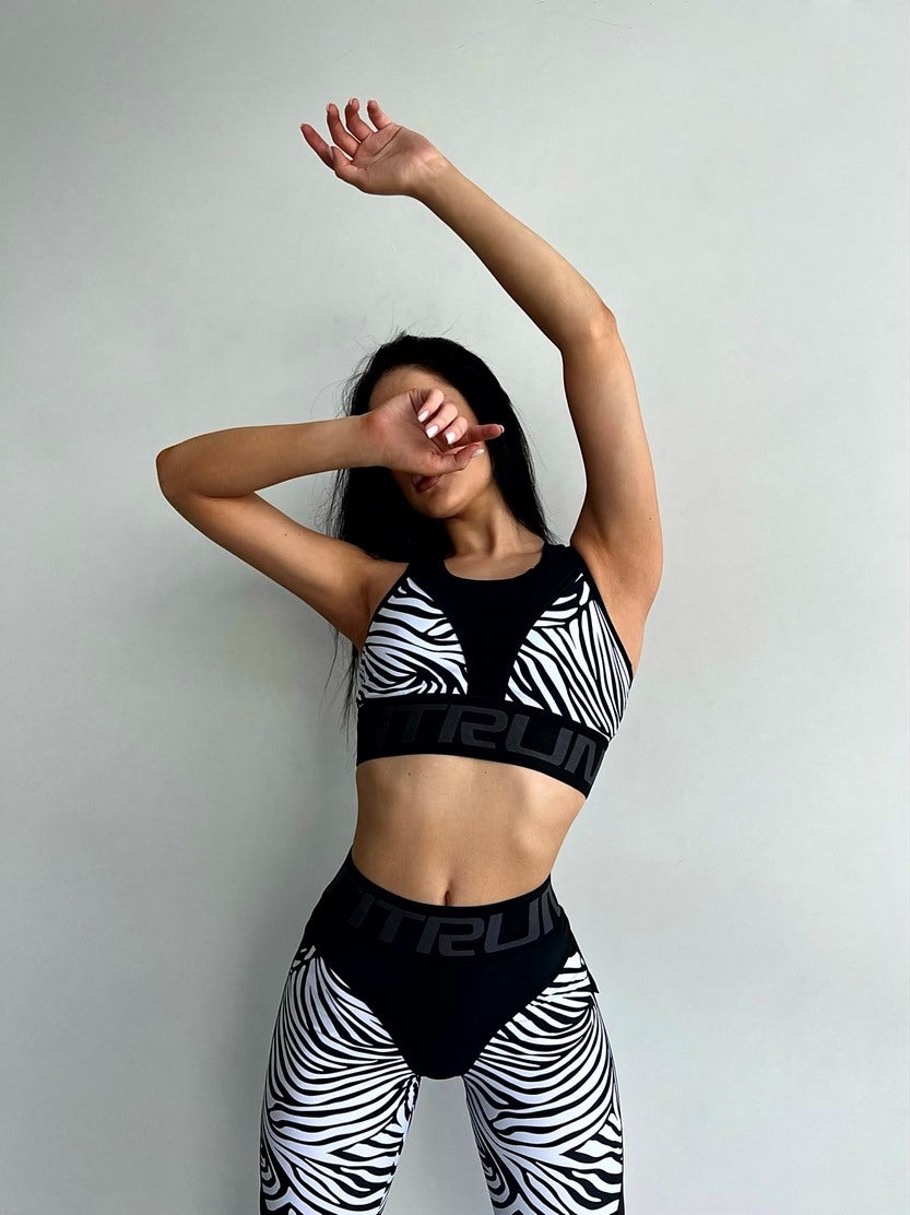 Sports Top FITRUN Top "Zebra"