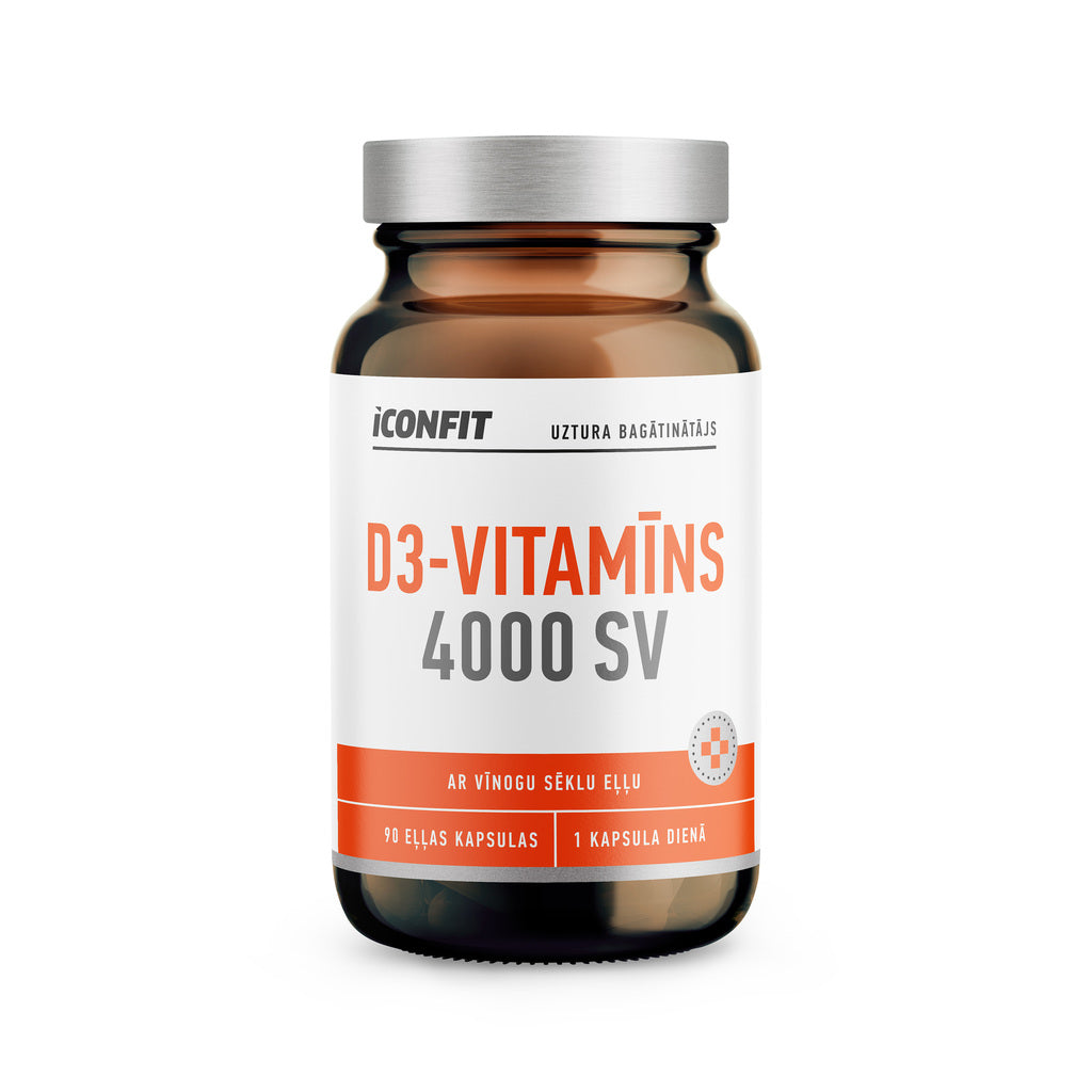 ICONFIT Vitamīns D3 4000SV (90 Oil Capsules)