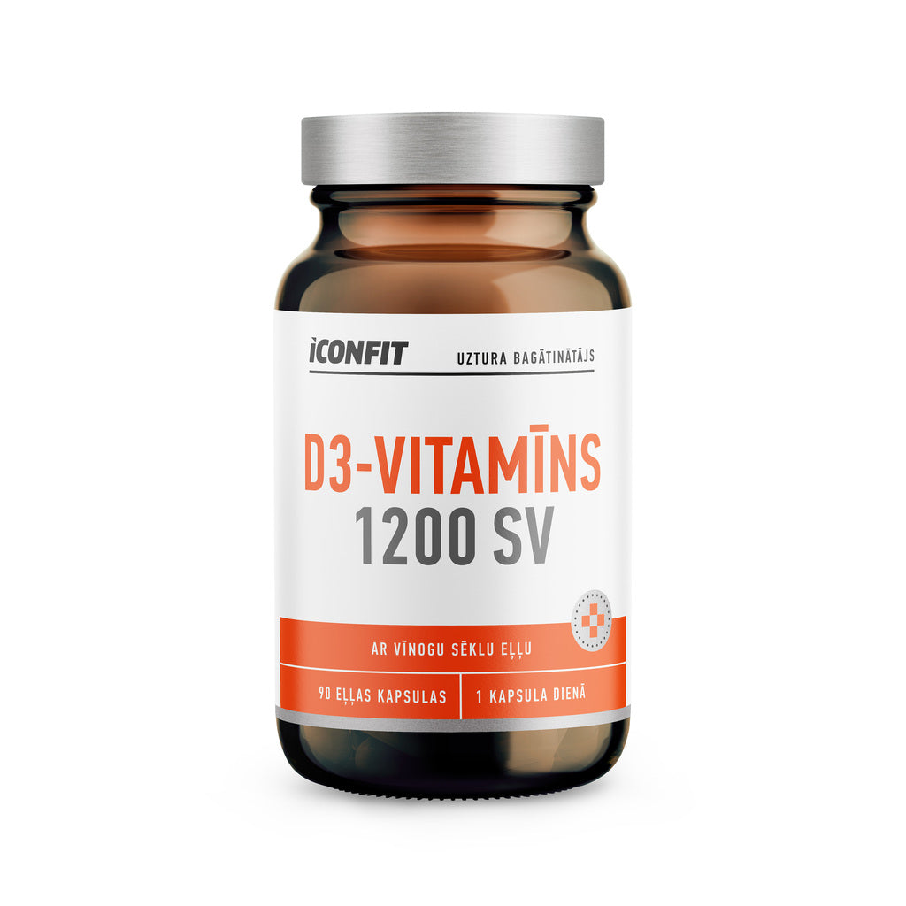 ICONFIT Vitamīns D3 1200SV (90 Capsules)