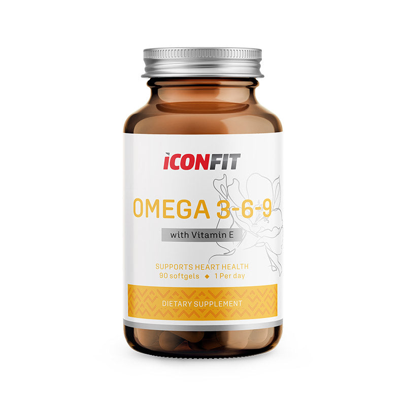 ICONFIT Omega 3-6-9 Taukskābes (90 Kapsulas)